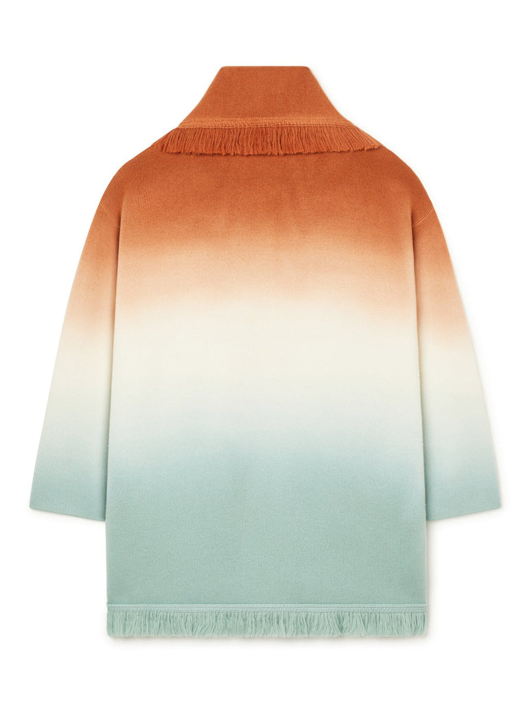 Alanui-The Cardigan-Woman-Red Earth/Acquamarine-LWHB064R26 KNI016-3