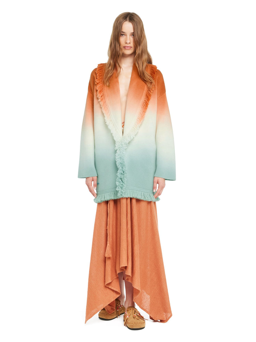 Alanui-The Cardigan-Woman-Red Earth/Acquamarine-LWHB064R26 KNI016-4