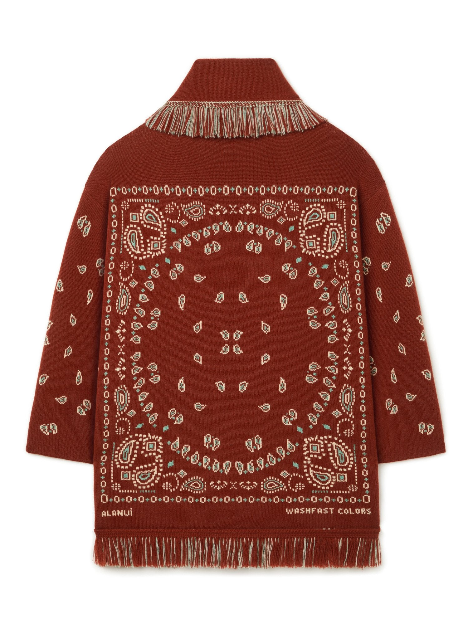 Bandana Jacquard Cardigan