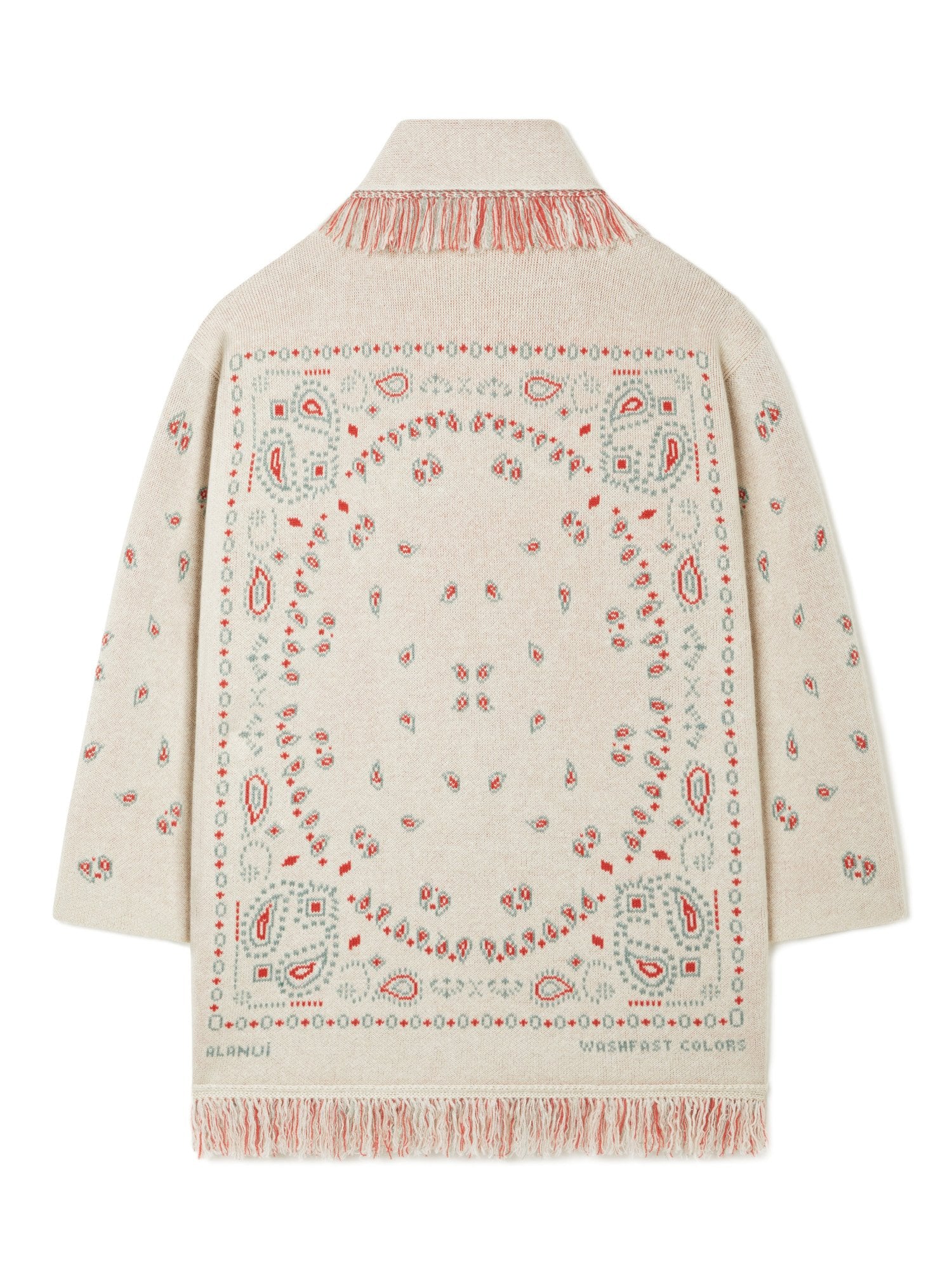 Bandana Jacquard Cardigan