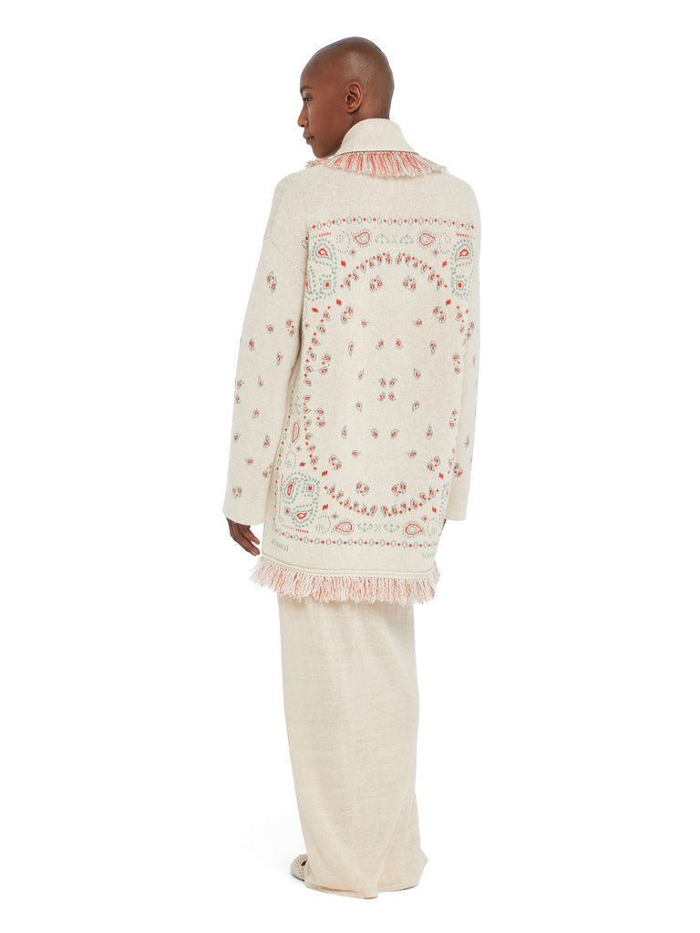 Bandana Jacquard Cardigan