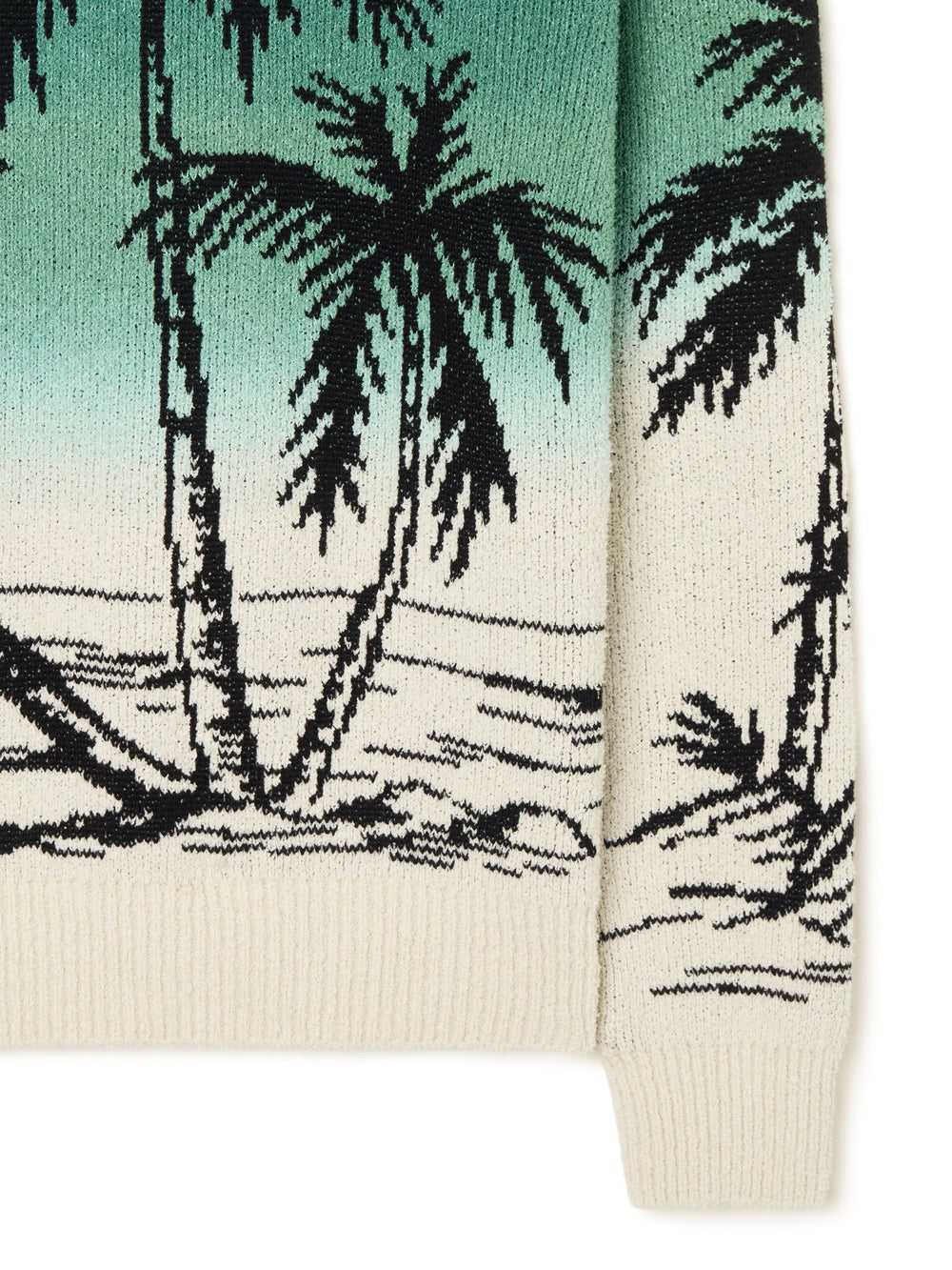 Alanui-Sweaters-Woman-Green Tide/Chalk-LWHE068R26 KNI002-7