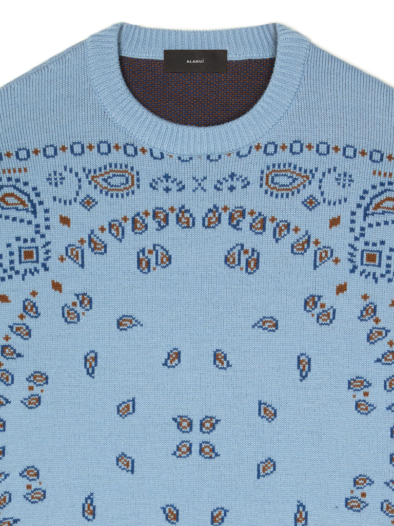 Bandana Jacquard Sweater
