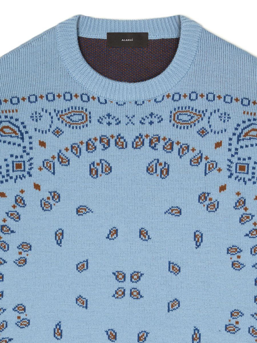 Bandana Jacquard Sweater