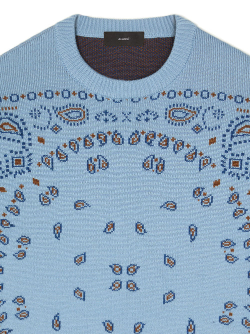 Bandana Jacquard Sweater