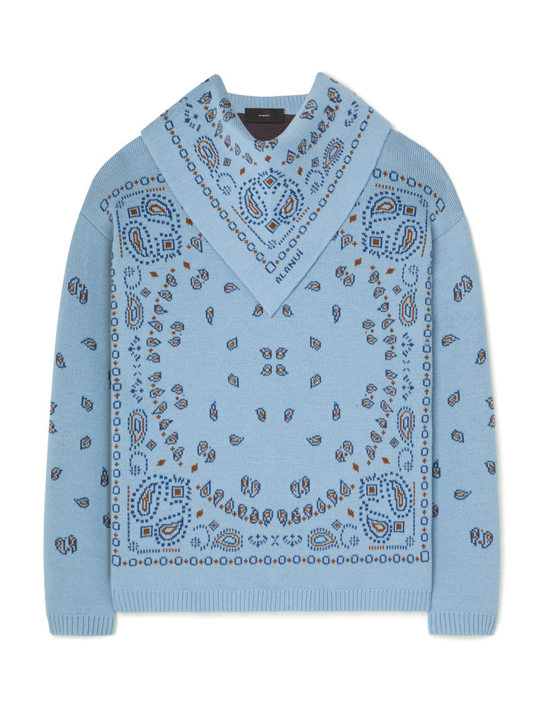 Bandana Jacquard Sweater