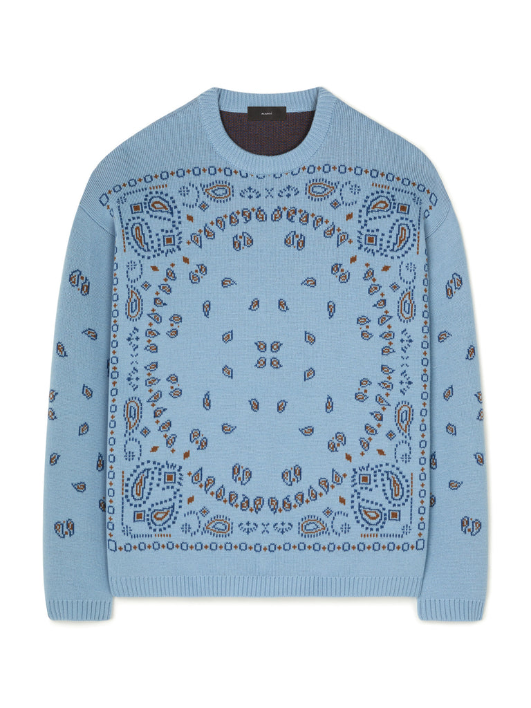 Bandana Jacquard Sweater