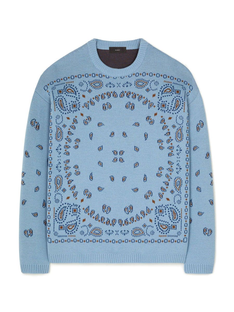 Bandana Jacquard Sweater