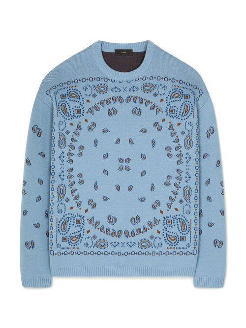Bandana Jacquard Sweater