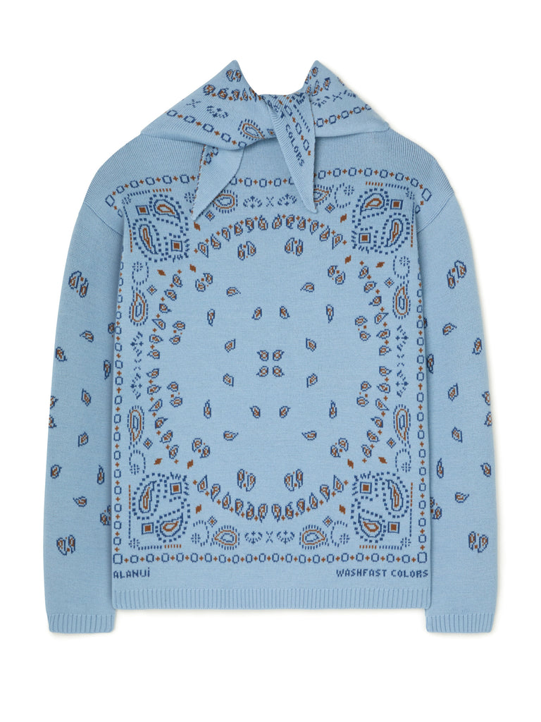 Bandana Jacquard Sweater