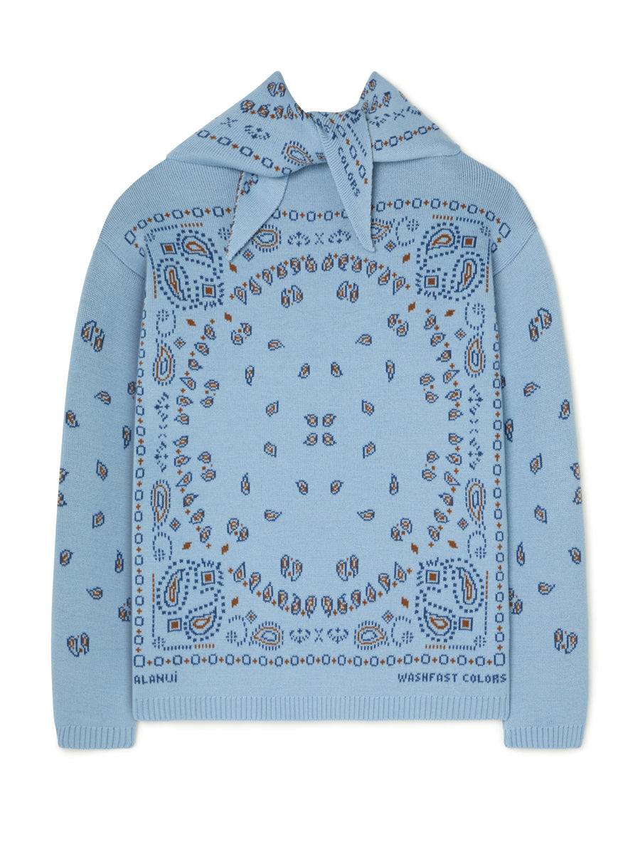 Bandana Jacquard Sweater