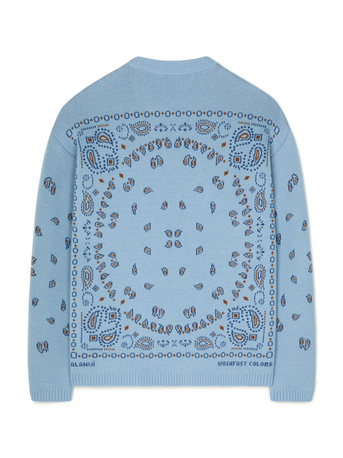 Bandana Jacquard Sweater