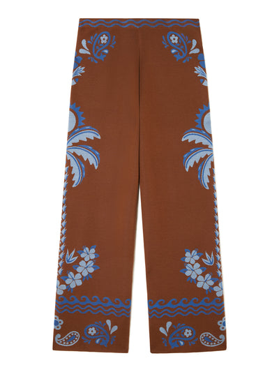 Alanui-Pants & Shorts-Woman-Tabacco/Onda-LWHG016E26KNI001