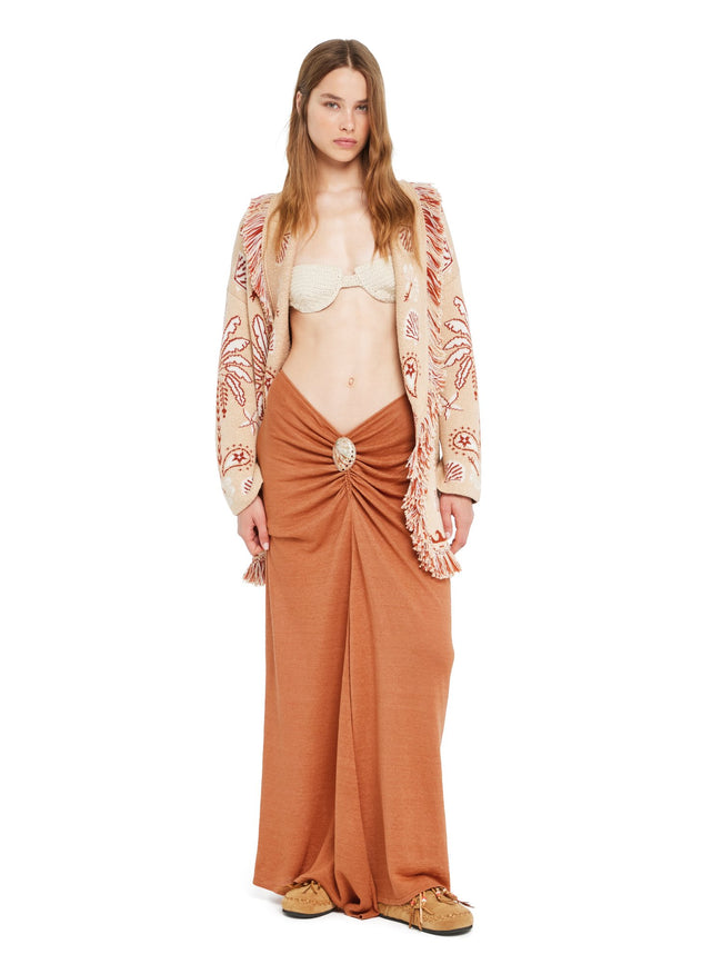 Alanui-Skirts-Woman-Red Earth-LWHL032R26 KNI001