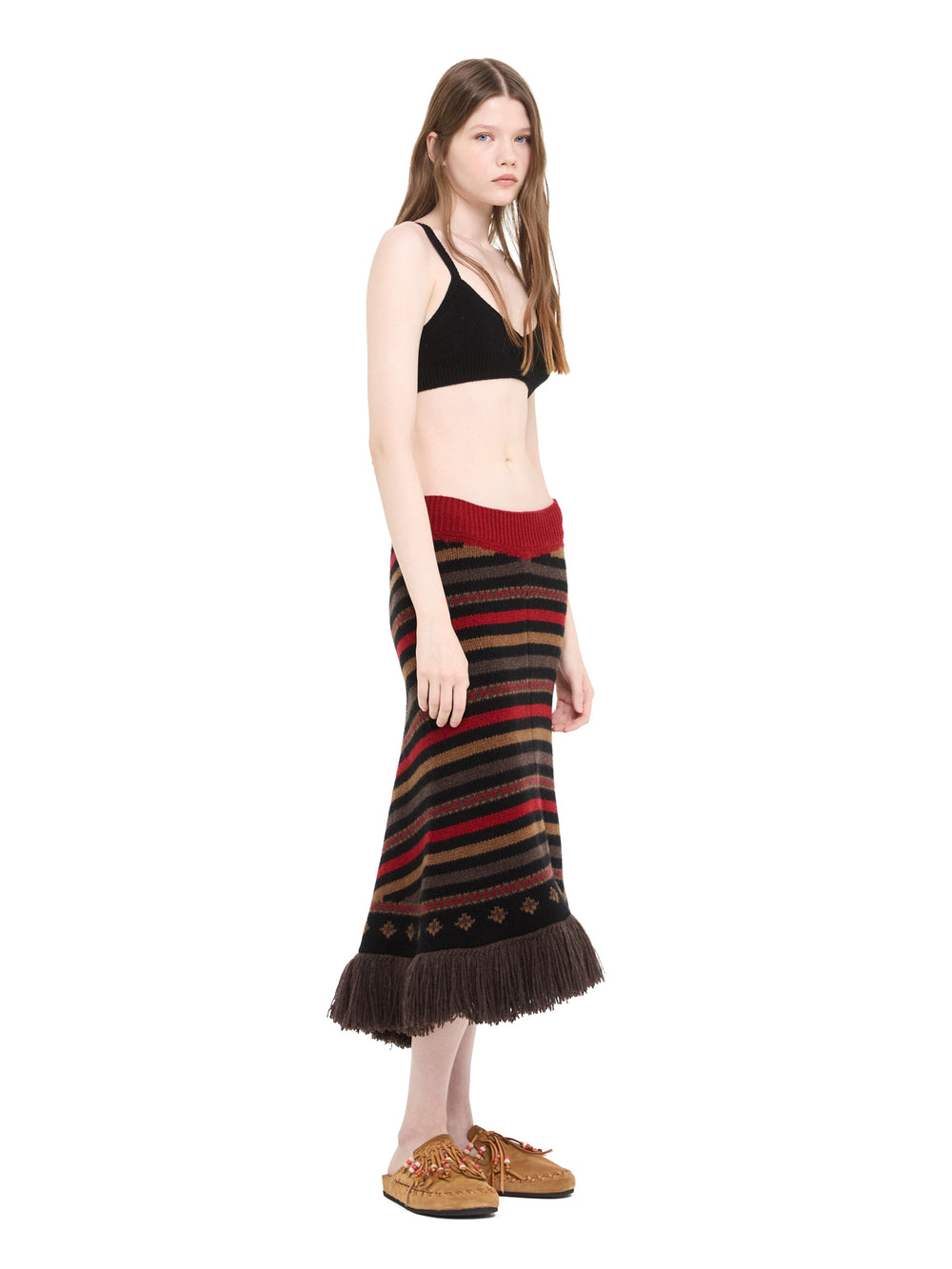 Alanui-Skirts-Woman-Black/Multicolor-LWHL041E26KNI001-5