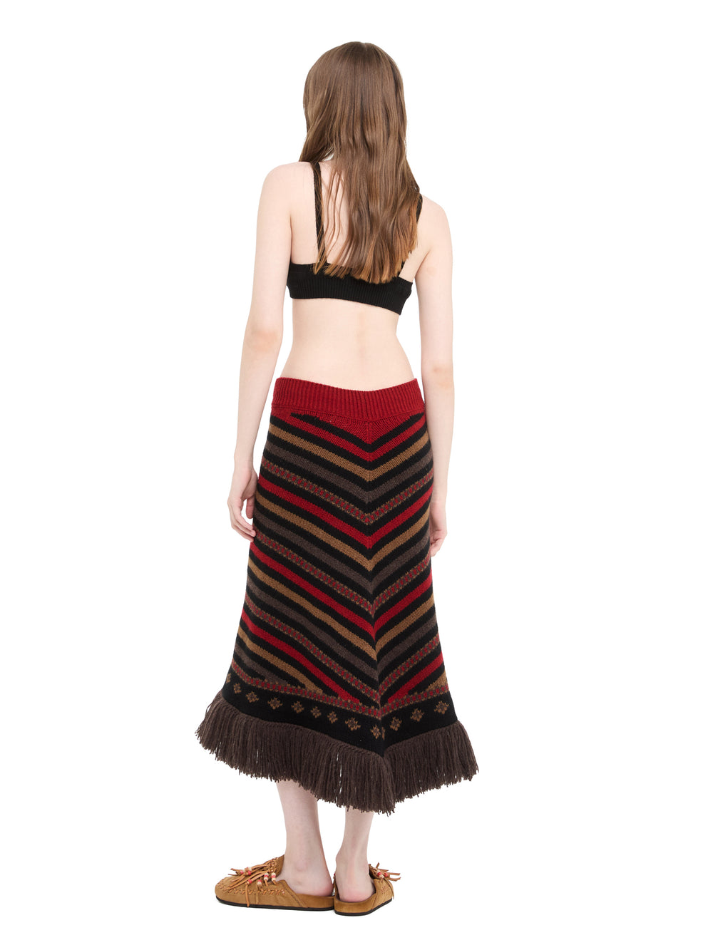Alanui-Skirts-Woman-Black/Multicolor-LWHL041E26KNI001-6