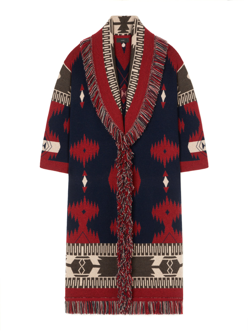 Alanui-Coats & Jackets-Woman-Charcoal/Russet Red-LWHQ003E26KNI001