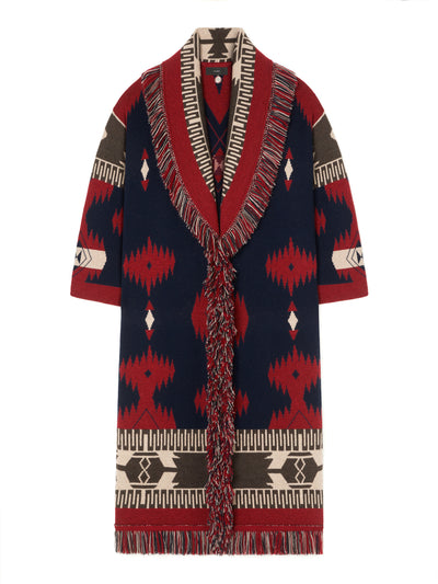 Alanui-Coats & Jackets-Woman-Charcoal/Russet Red-LWHQ003E26KNI001