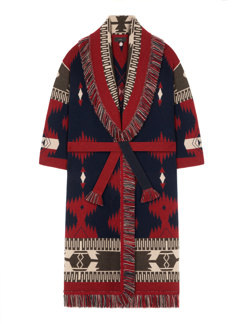 Alanui-Coats & Jackets-Woman-Charcoal/Russet Red-LWHQ003E26KNI001-5