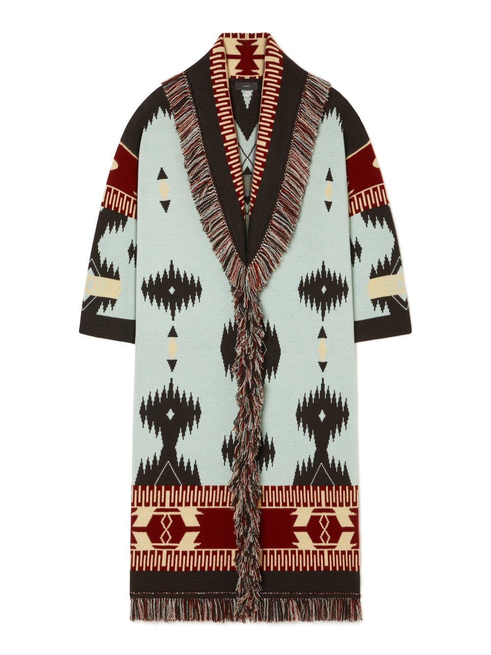 Alanui-Coats & Jackets-Woman-Wave/Sandal Wood-LWHQ003R26 KNI001-2