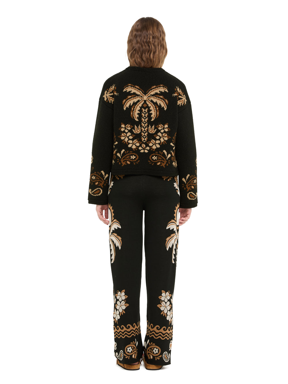 Alanui-Coats & Jackets-Woman-Black/Camel-LWHQ032E26KNI002-6