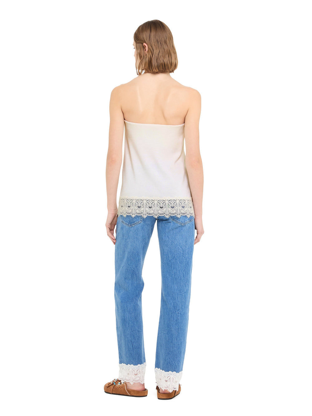 Alanui-Tops & Shirts-Woman-Chalk-LWHT015E26KNI001-6