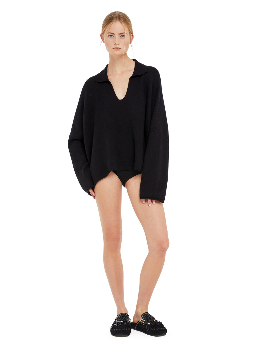 Alanui-Tops & Shirts-Women-Black-LWHV002R26KNI001-1
