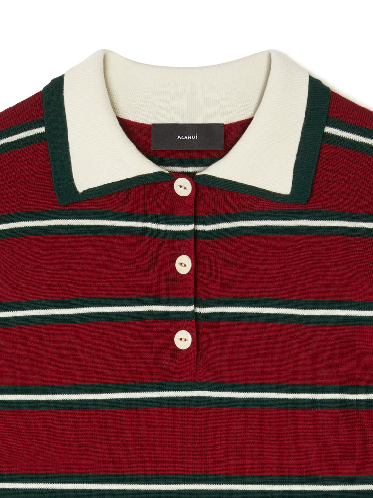 Alanui Rugby Club Double Collar Polo