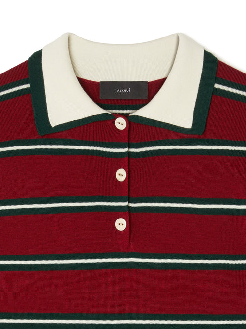 Alanui Rugby Club Double Collar Polo