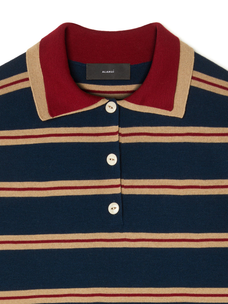 Alanui Rugby Club Double Collar Polo