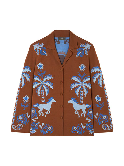 Alanui-Tops & Shirts-Woman-Tabacco/Onda-LWHY001E26KNI001