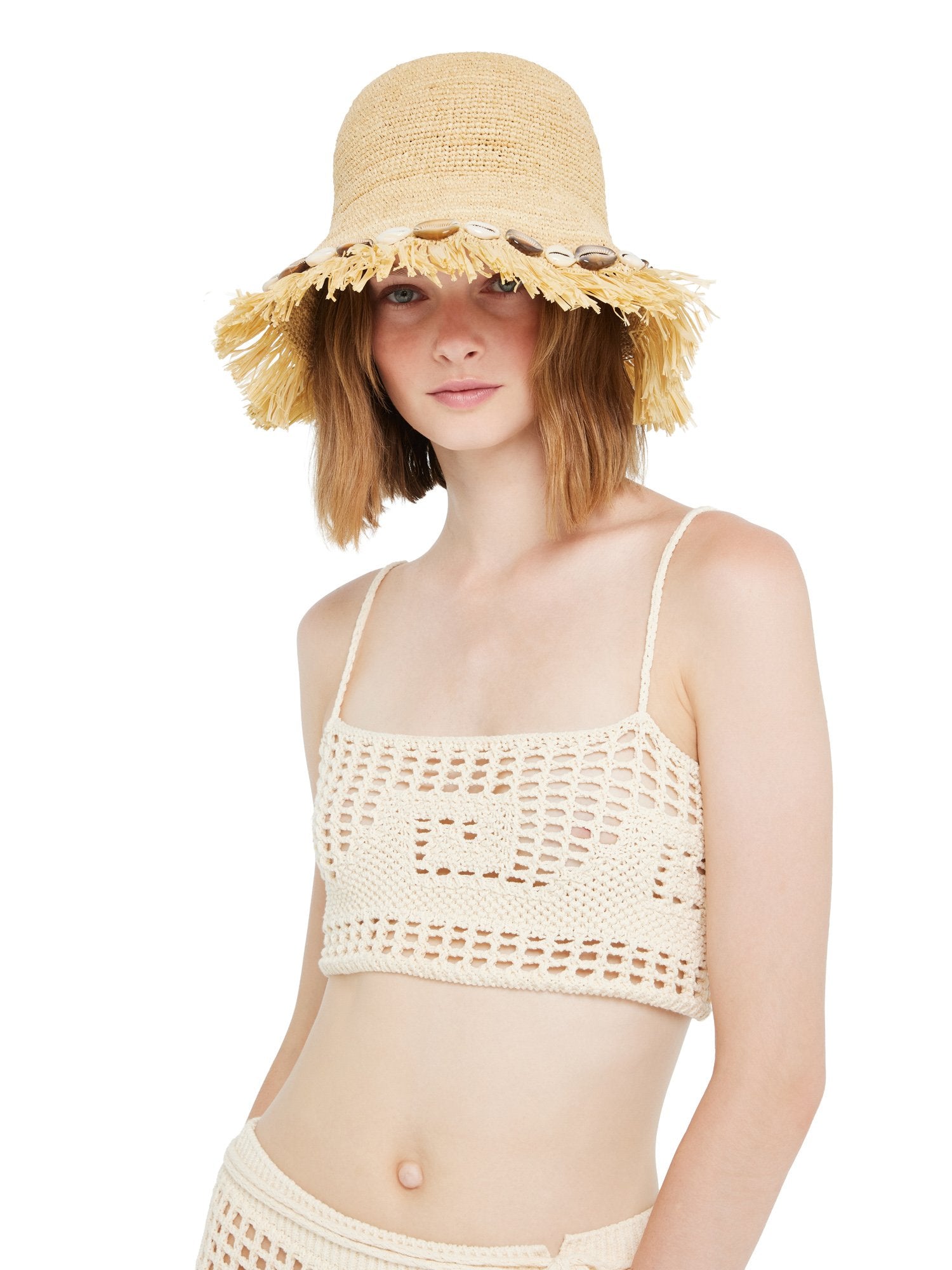 Chasing The Shadows Raffia Hat
