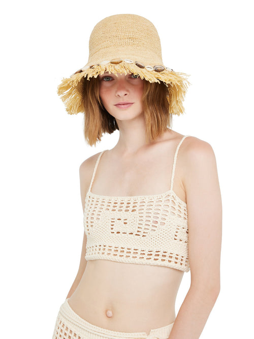 Chasing The Shadows Raffia Hat
