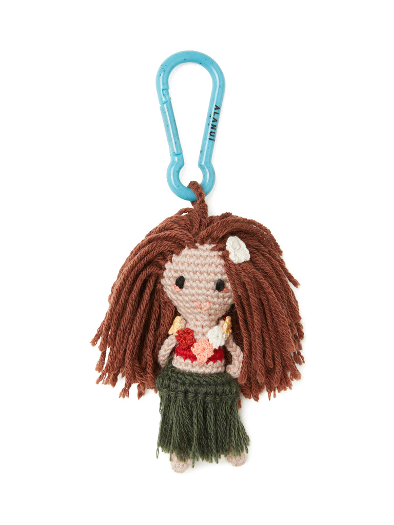 Hula Girl Amigrumi Crochet Keyring