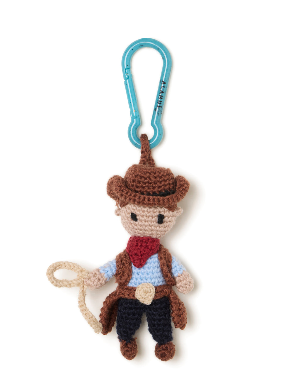 Cowboy Amigrumi Crochet Keyring