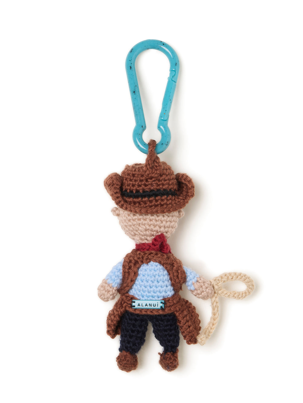 Cowboy Amigrumi Crochet Keyring