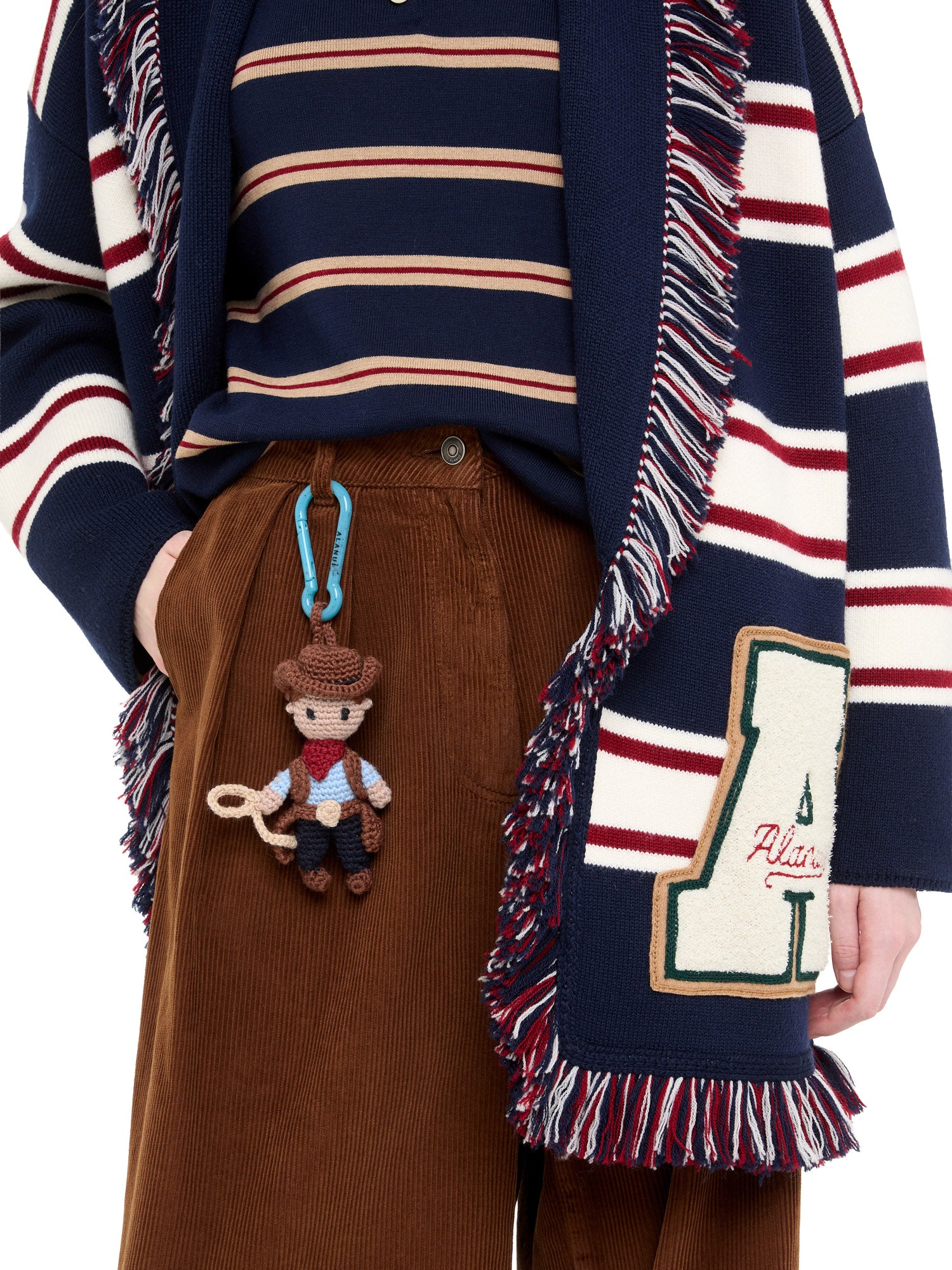 Cowboy Amigrumi Crochet Keyring