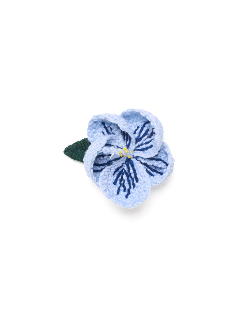 Hibiscus Embroidered Brooch