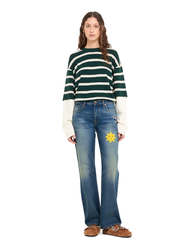 Casa Alanui' Regular Denim Pants