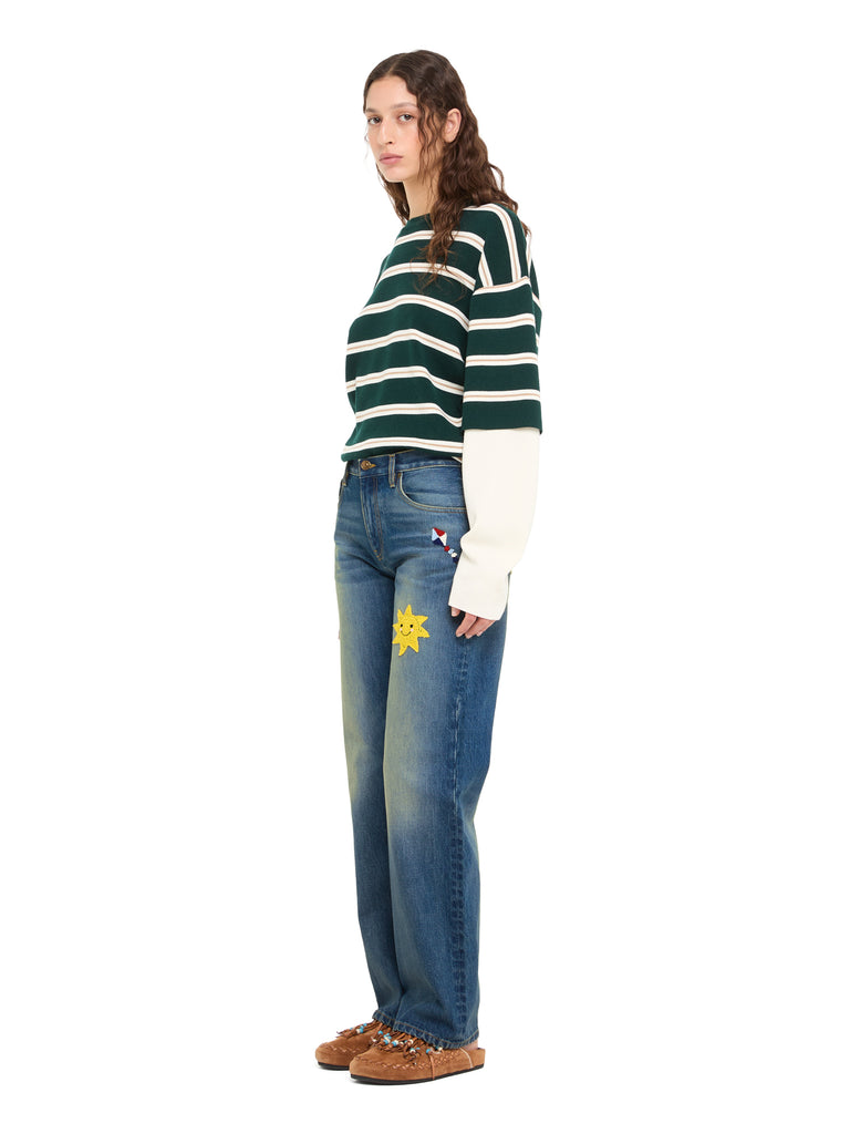 Casa Alanui' Regular Denim Pants