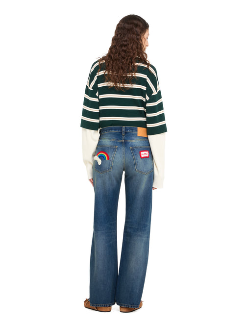 Casa Alanui' Regular Denim Pants