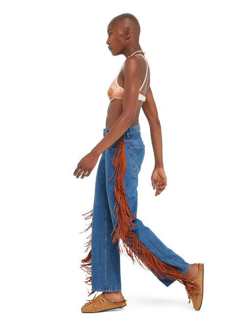 Golden Dusk Denim Pants
