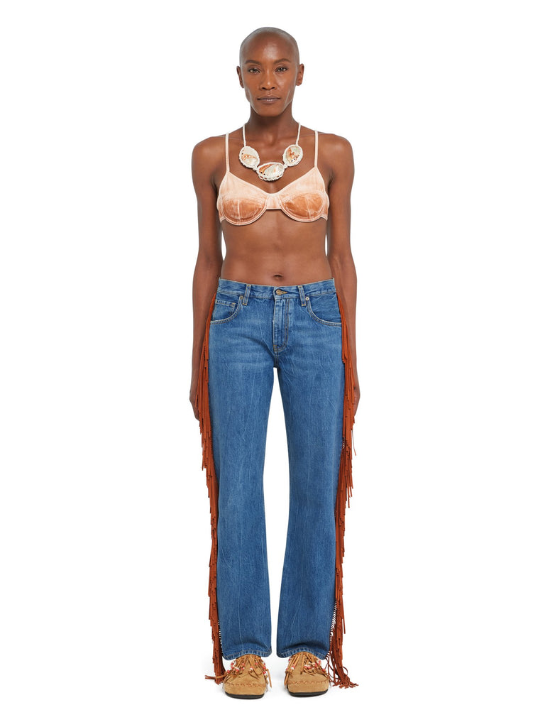Golden Dusk Denim Pants