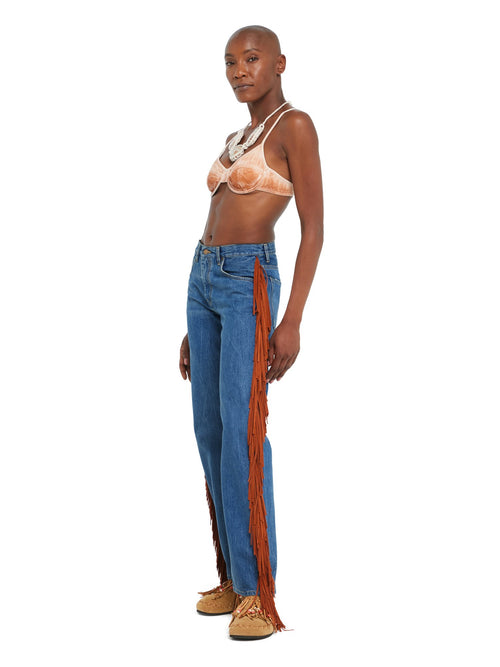 Golden Dusk Denim Pants