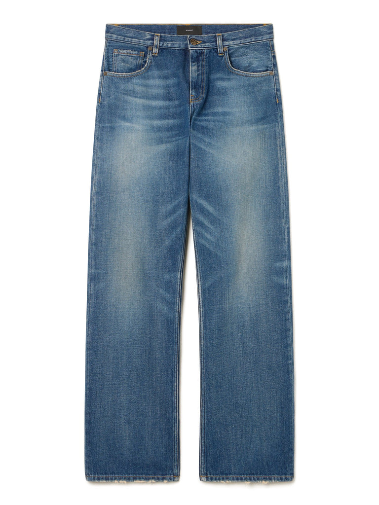 Alanui-Pants & Shorts-Woman-Vintage Medium Wash Denim-LWYA019R26 DEN003-2
