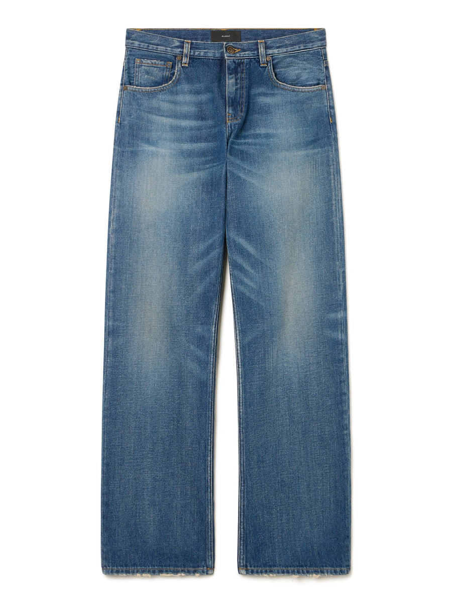 Alanui-Pants & Shorts-Woman-Vintage Medium Wash Denim-LWYA019R26 DEN003-2