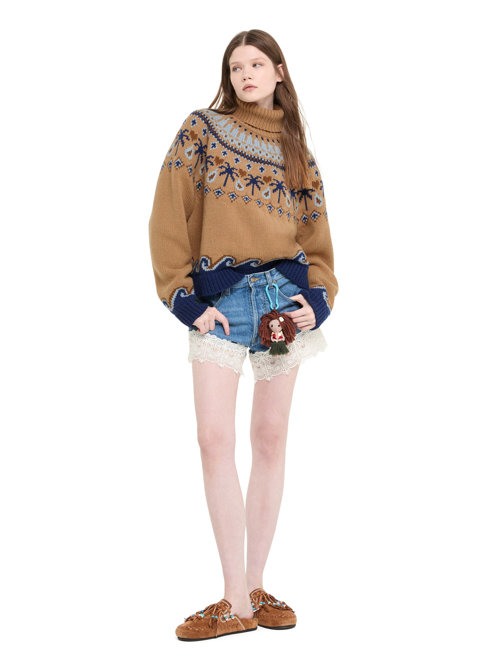 Alanui-Pants & Shorts-Woman-Medium Wash Denim-LWYC009E26DEN002-2