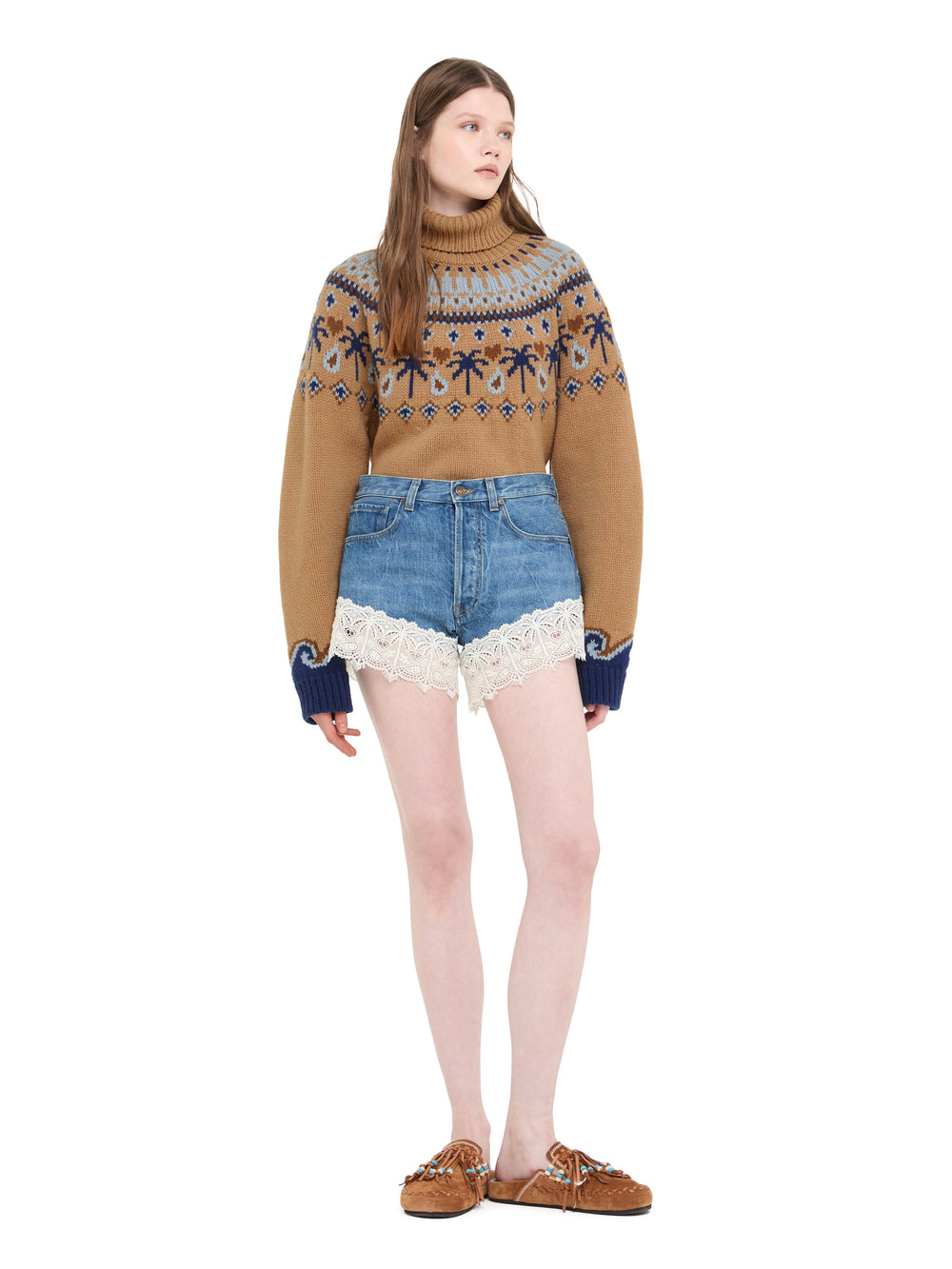 Alanui-Pants & Shorts-Woman-Medium Wash Denim-LWYC009E26DEN002-4