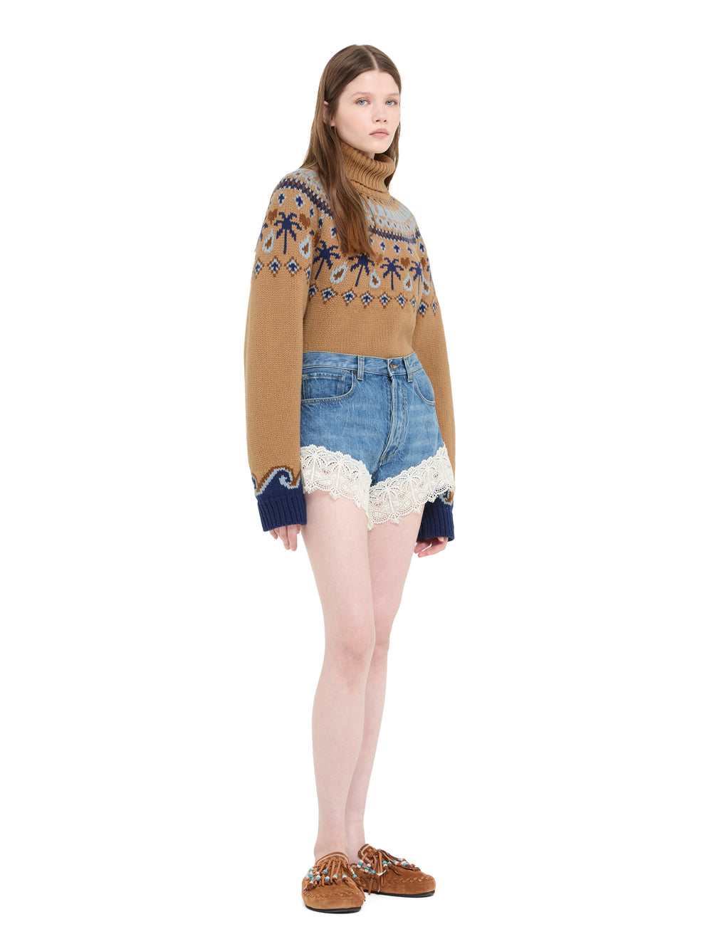 Alanui-Pants & Shorts-Woman-Medium Wash Denim-LWYC009E26DEN002-5