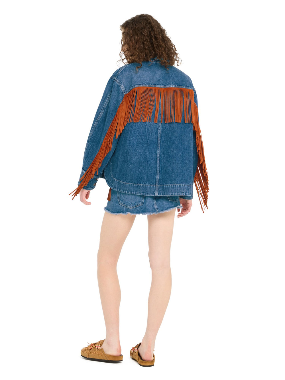 Alanui-Tops & Shirts-Woman-Medium Wash Denim-LWYD004R26 DEN001